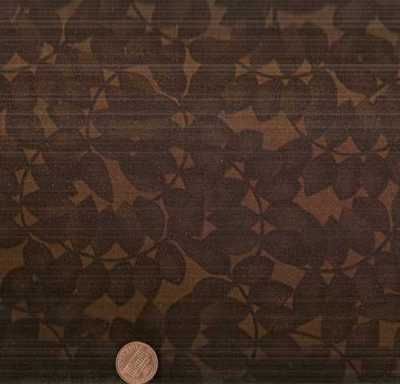 Dark brown leaves Michael Miller Bobby fabric