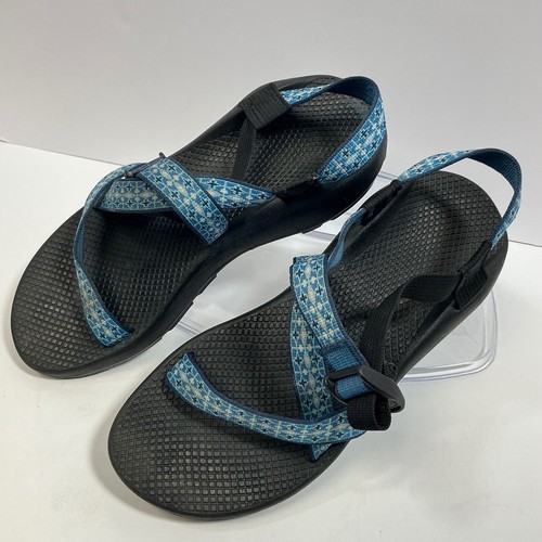 Chaco Sandals Vibram Outsole Sport Active Blue Straps Women's Size 10 - Picture 4 of 5