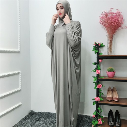 Ramadán Mujeres Khimar Vestido de Oración Kaftán Niqab Vestido Árabe Disfraces Islámicos - Imagen 158 de 315
