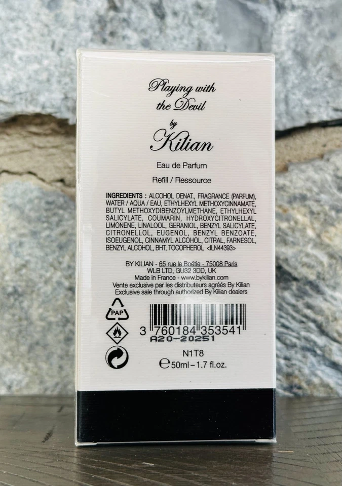 Perfume Playing with The Devil de Kilian Eau De Parfum Splash recarga 1,7 oz Foto 2 de 2
