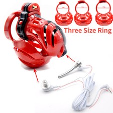 E-stim Shock Chastity Cage Restraint Super Small Ball Scrotum Pounch Sack Device