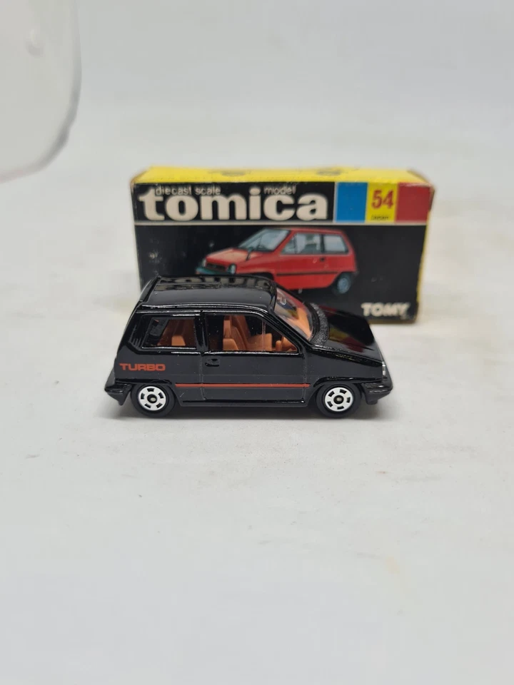 Tomica # 54 Honda City Turbo Hecho en Japón Nuevo En Caja De Colección 1980 1:57 Negro Foto 4 de 4