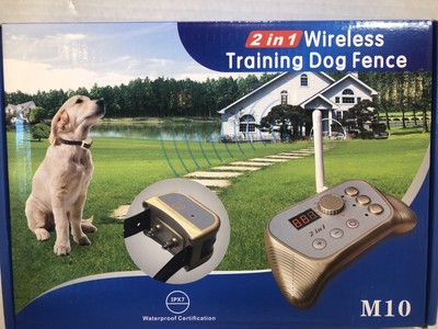 wireless fence with remote trainer