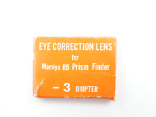 Mamiya Eye Correction Lens -3 Diopter For RB 67 Prism Finder.