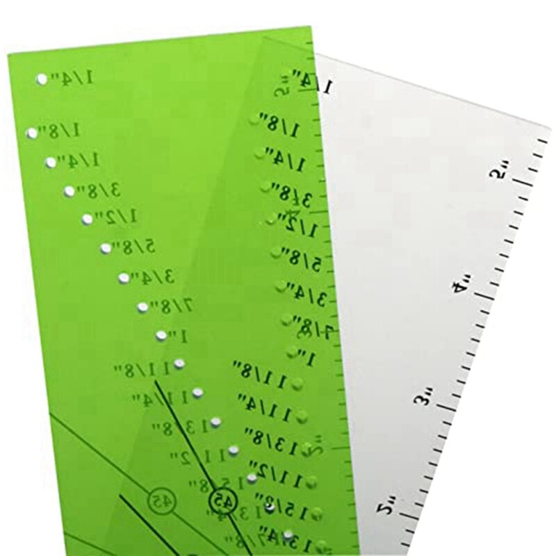 Seam Allowance Ruler Quilting Guide Ruler Sewing Positioning Ruler