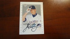 1996 LEAF JOHN FLAHERTY   AUTOGRAPHED BASEBALL CARD