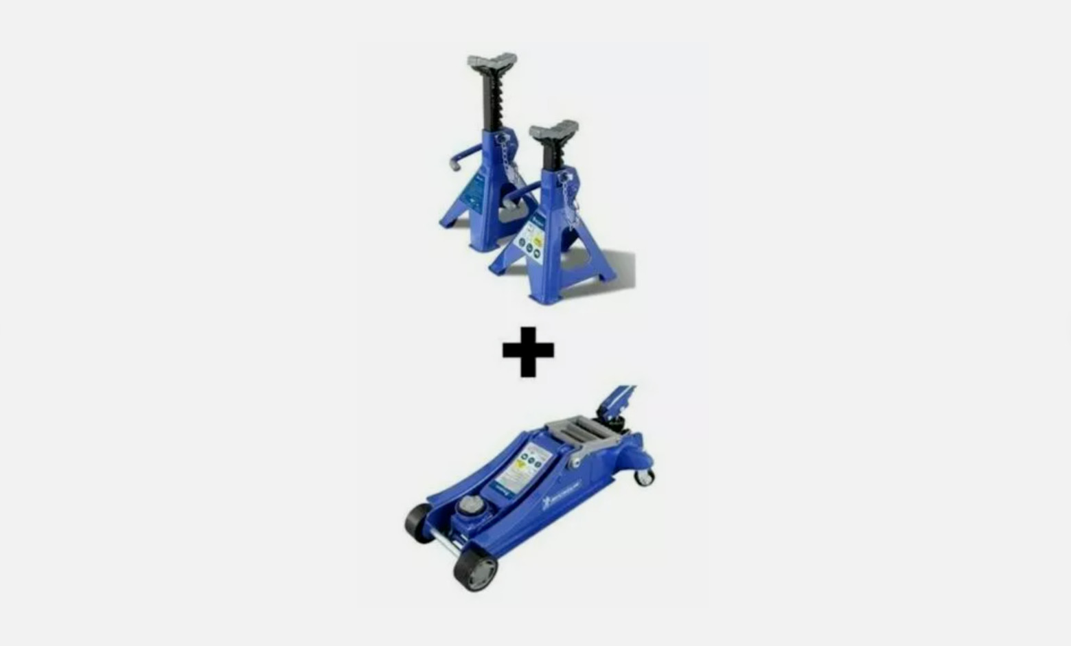 Cric hydraulique MICHELIN 1.8T et chandelles pour changer vos pneus de voiture
