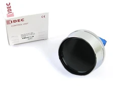 IDEC ABN4F11-B Large Flush Head Black Push Button - New