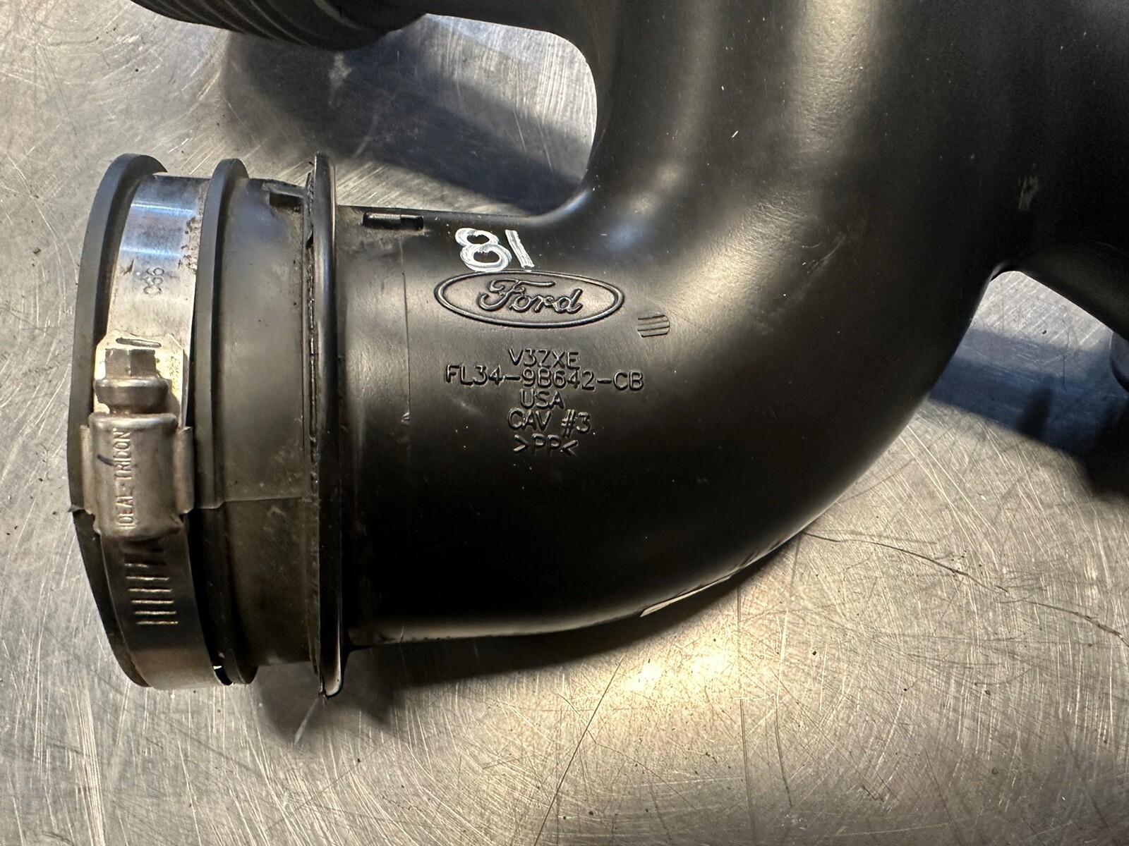 2015-2020 FORD F-150 2.7L AIR INTAKE RESONATOR FL34-9B642-CB OEM #81