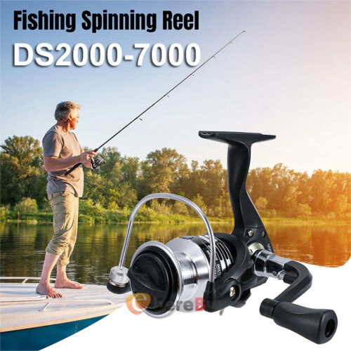 NEW Fishing Reel DS2000-DS7000 14BB High Speed Metal Spool Spinning Reel 5.5:1 - Picture 2 of 22