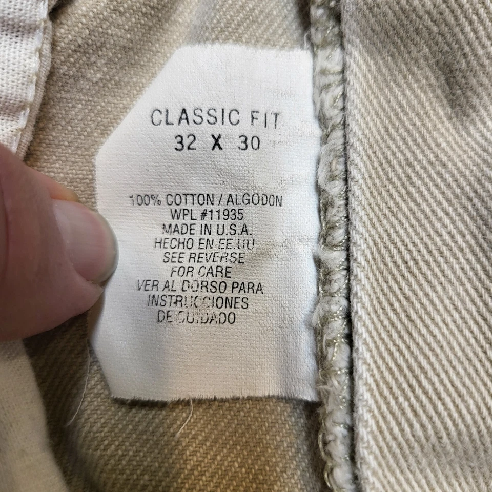 Jeans Arizona Vintage Para Hombre 28x29 Tostado Pierna Recta Calce Clásico Denim Envejecido Foto 4 de 4