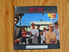 2002 AC DC DIRTY DEEDS DONE DIRT CHEAP 4" Sticker / Decal Concert ANGUS YOUNG