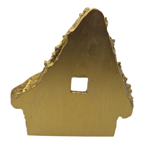 Gold Christmas Nativity Set Vintage Plastic Mini 13 Piece Miniature Set - Picture 16 of 18