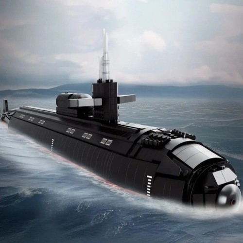 U.S.Navy Los Angeles class Nuclear submarine SSN Building Blocks Kids Toys Gift - Picture 2 of 3