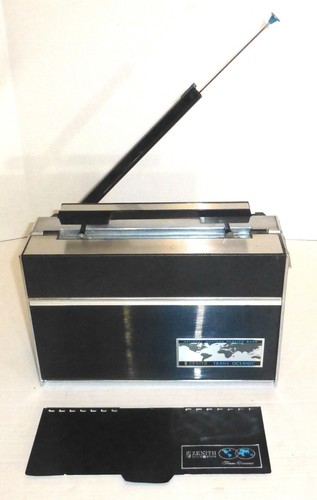 Vintage Zenith Trans-Oceanic D7000Y 11-Band Solid State Radio mit Fahrtenbuch LESEN