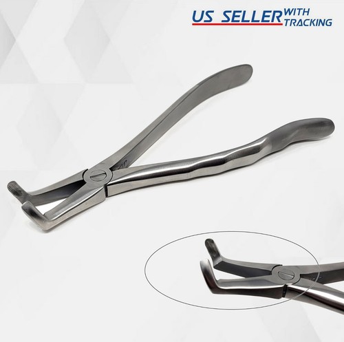 Pince à Racine Dentaire Allemande #845 - Bec Sérigraphié - Manche Bleu - Acier Inox