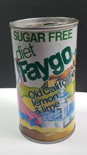Faygo Old California Lemon Lime Sugar Free Diet Can Flat Pull Tab Top Rare Vtg