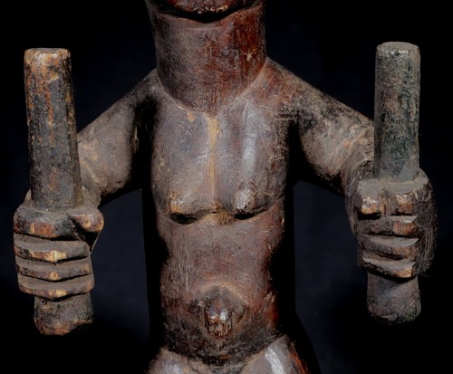 Art Africain African Afrique Tribal Premier - Statue Ogoni - Nigéria - 39 Cms - Photo 13 sur 16