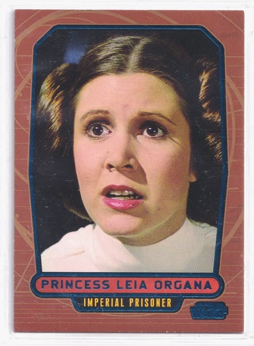 2013 Star Wars Galactic Files Princess Leia Organa Blue Foil Card 461 (#309/350)