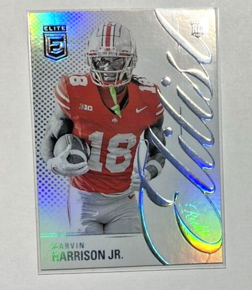 MARVIN HARRISON JR 2024 Panini Donruss Elite Football #9 RC ELITIST CARDINALS