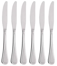 Oneida Flight Stainless Steel 18/0 Dinner Knife (Dinner Knives, Set of 6)