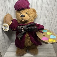 Mohair Knickerbocker Bear Company 20" Painter Artist With Tags And Ear button