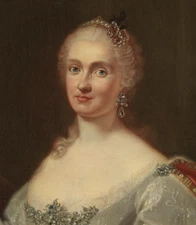 oil painting 100% handpainted on canvas "Queen Maria"