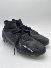Nike Zoom Mercurial Superfly 9 Pro FG Black Volt 2022 DJ5598-001 Men s Size 6.5