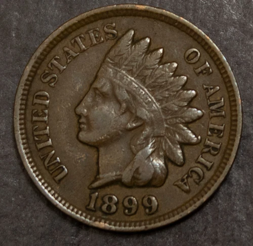 1899 Indian Cent VF Lot F 715