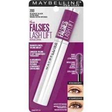 Maybelline The Falsies Lash Lift Mascara 200 Blackest Black 0.32 fl oz. Sealed