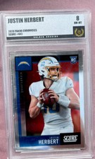 2020 CHRONICLES Score Update JUSTIN HERBERT 443 Rookie RC NM MT 8 Oregon