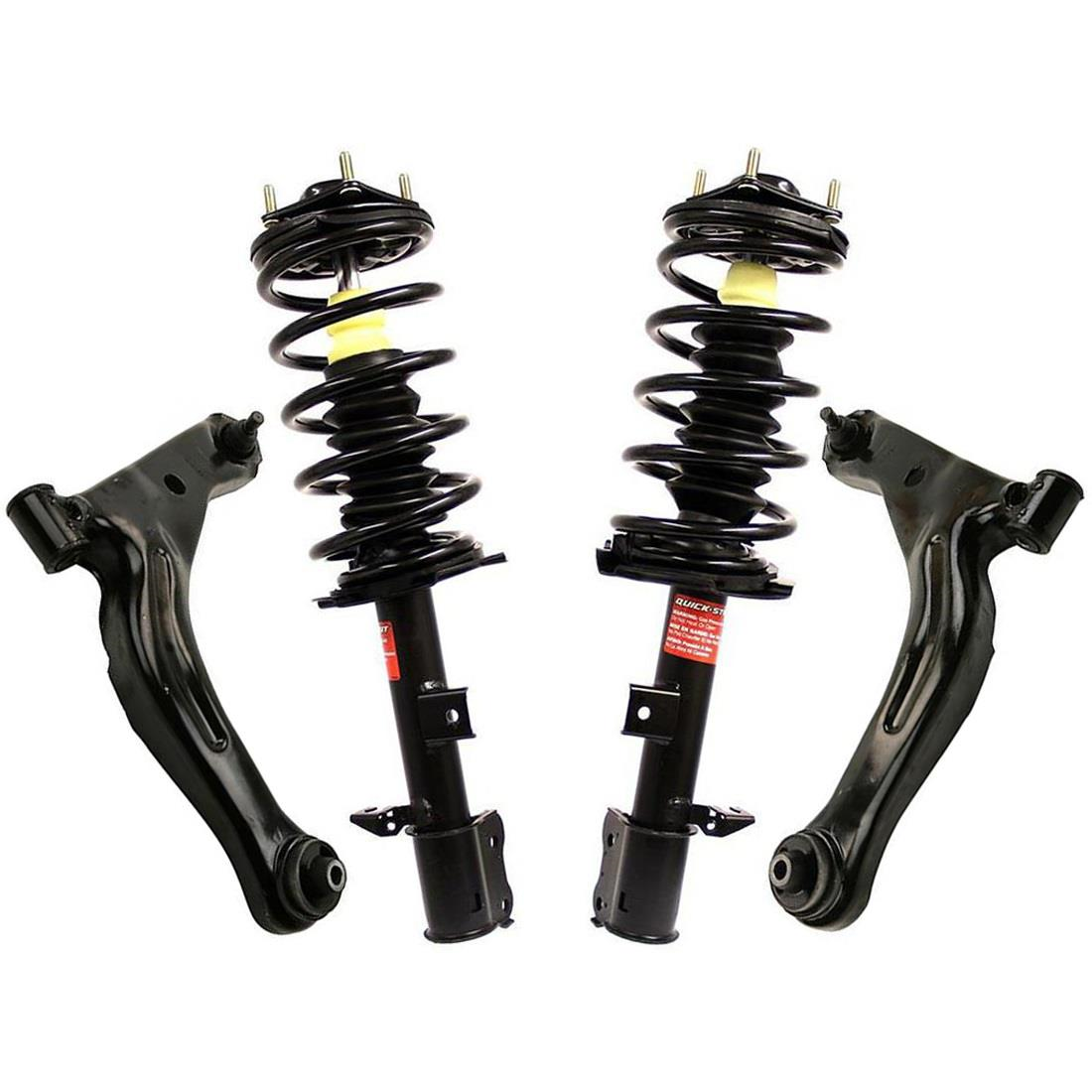 For 2005 2006 Mazda Tribute 4PCSMonroe Front Struts Moog Front Lower
