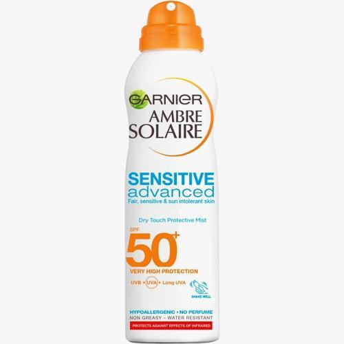 garnier ambre solaire sensitive dry mist spf50 200 ml