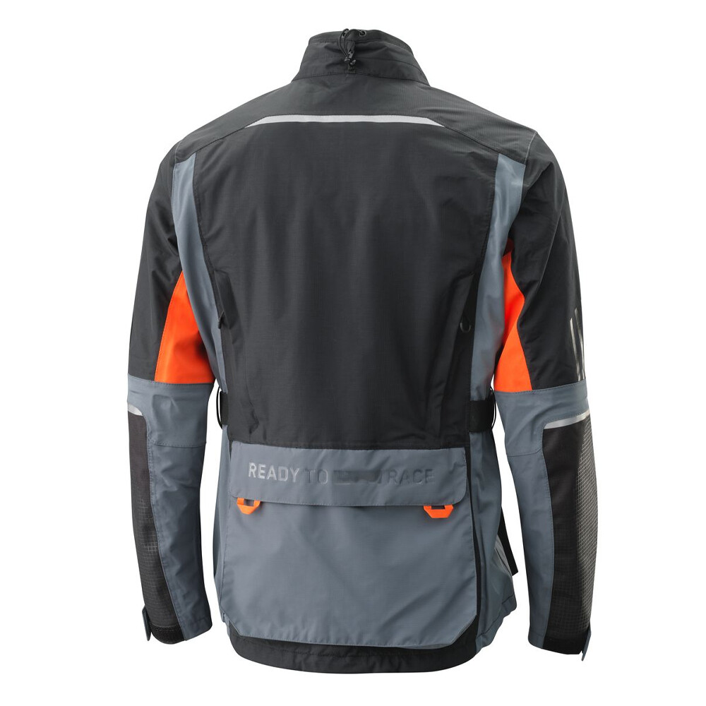 KTM Racetech Waterproof Black/Gray Enduro Motorcycle Jacket Men's