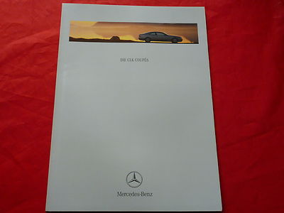 MERCEDES C208 CLK Coupe CLK 200 230 320 430 55 AMG Prospekt Brochure von 7/1999