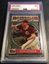1993 ROB DIBBLE FINEST #180 PSA 9 REDS POP 5 (469)
