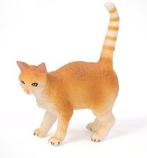 Yellow Cat Animal Toy PVC Action Figure Doll Kids Toys Party Gifts