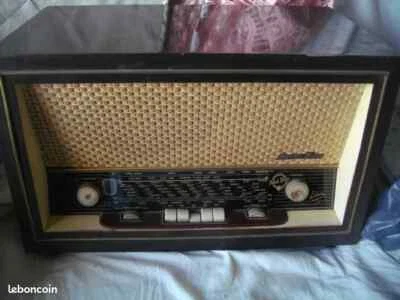 Poste de radio ancien marque point bleu environ 1960 tbe de fonction 95 € - Photo 1/3