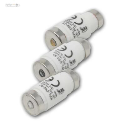 Sicherungseinsatz D02, 10er Pack, Neozed-Schmelzsicherung, Schraub-Sicherung gG