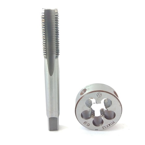 Tap M14×1.5 + 1pc Die M14×1.5 M14 Threaded Metric Right Hand Tap and Die set - Picture 3 of 4