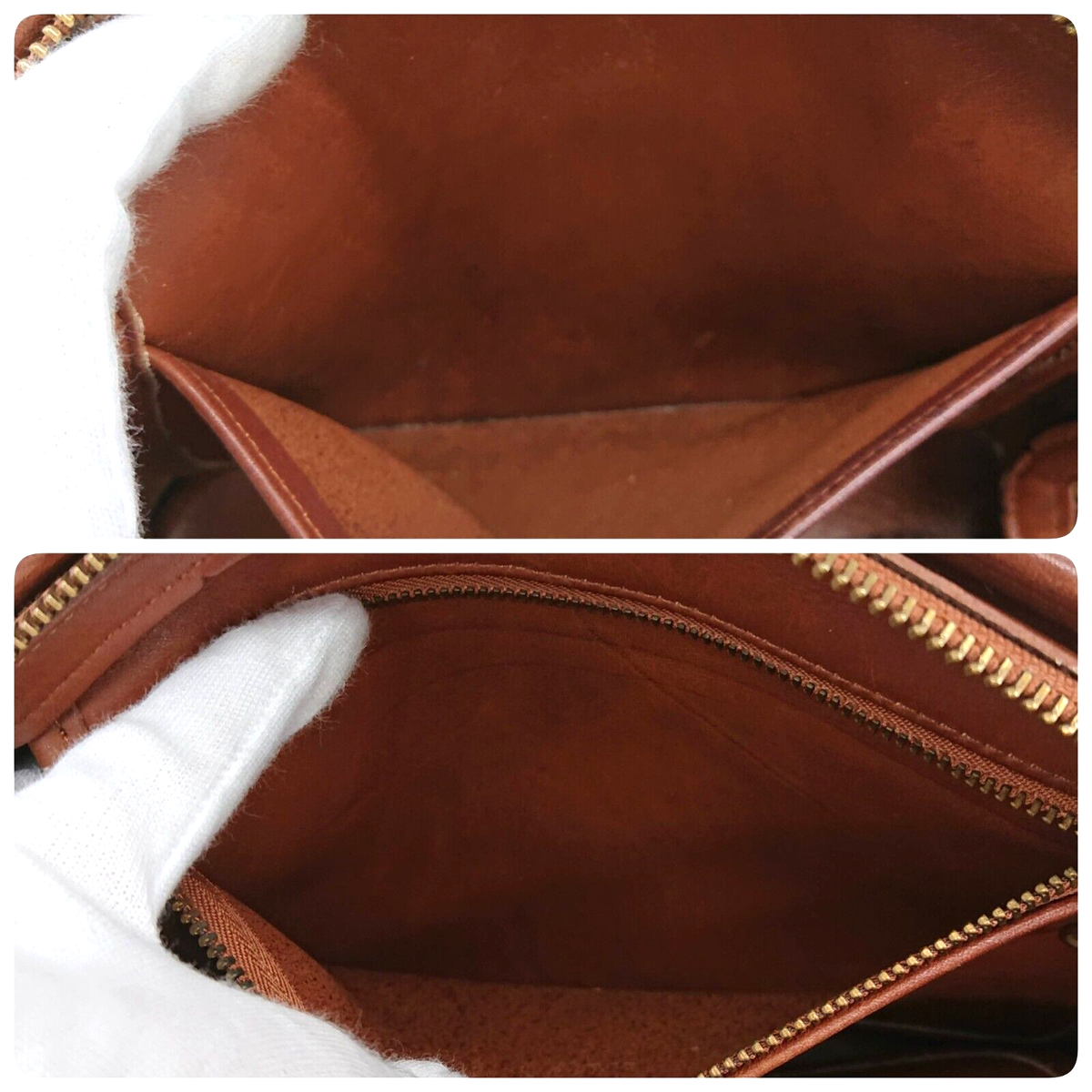COACH Shoulder Bag 9089 Brown Asheville Bowler Dome Leather