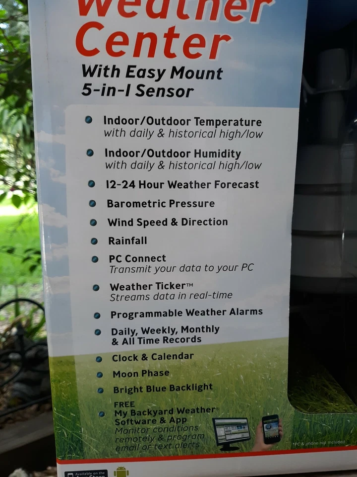 Acurite Professional Weather Center Easy Mount 5 In 1 Sensor New - Image 2 of 4