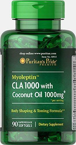 puritan's pride l-carnitine 1000 mg Puritan's Pride Myoleptin CLA 1000 with Coconut Oil-90 Softgels