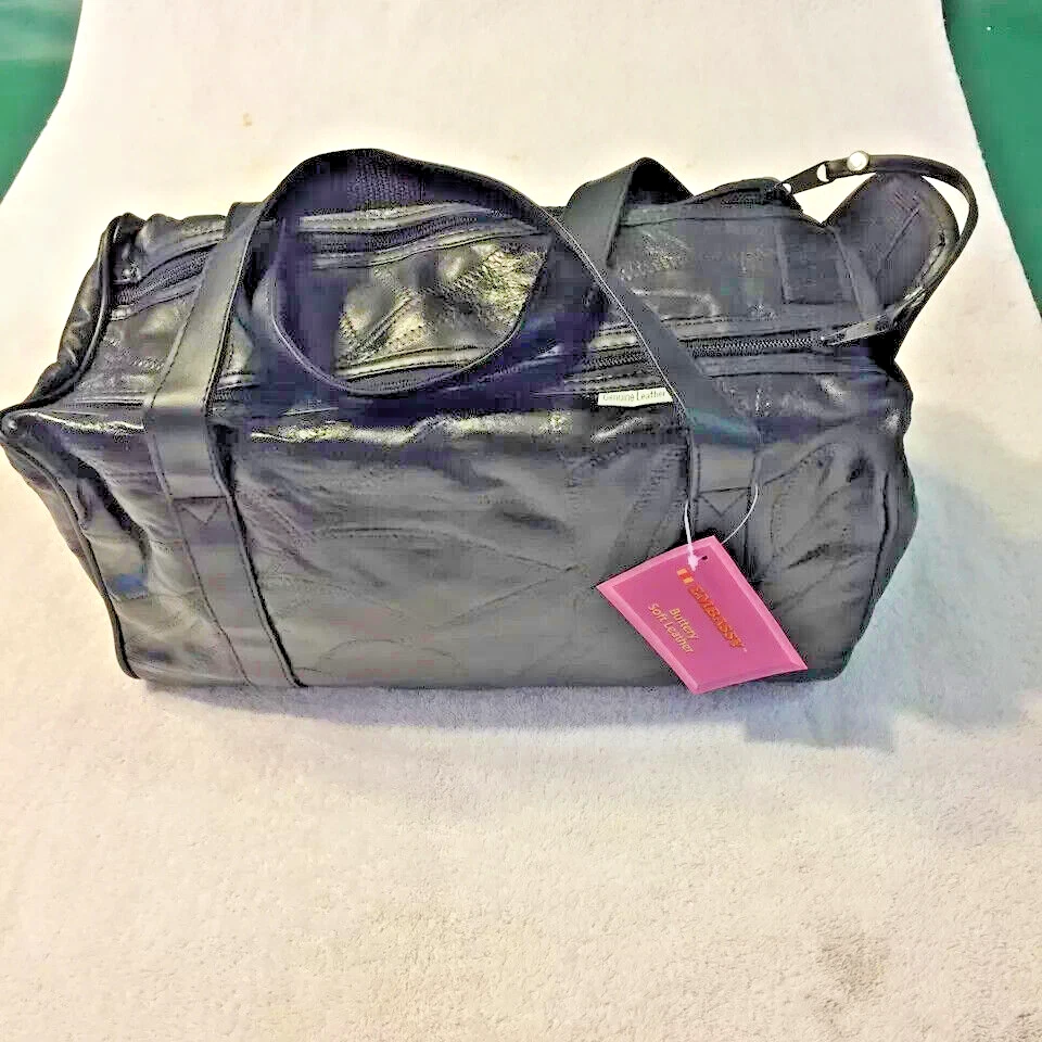 сумка с короткими ручками, ручная кладь, спортивная черная новая - Изображение 2 из 4