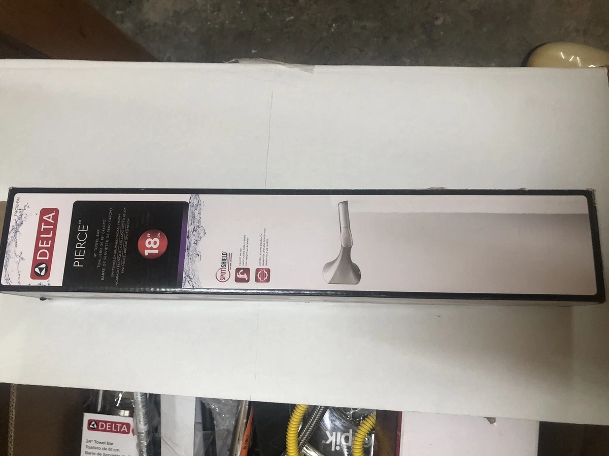 NEW DELTA Pierce 18 in. Towel Bar in SpotShield Brushed Nickel