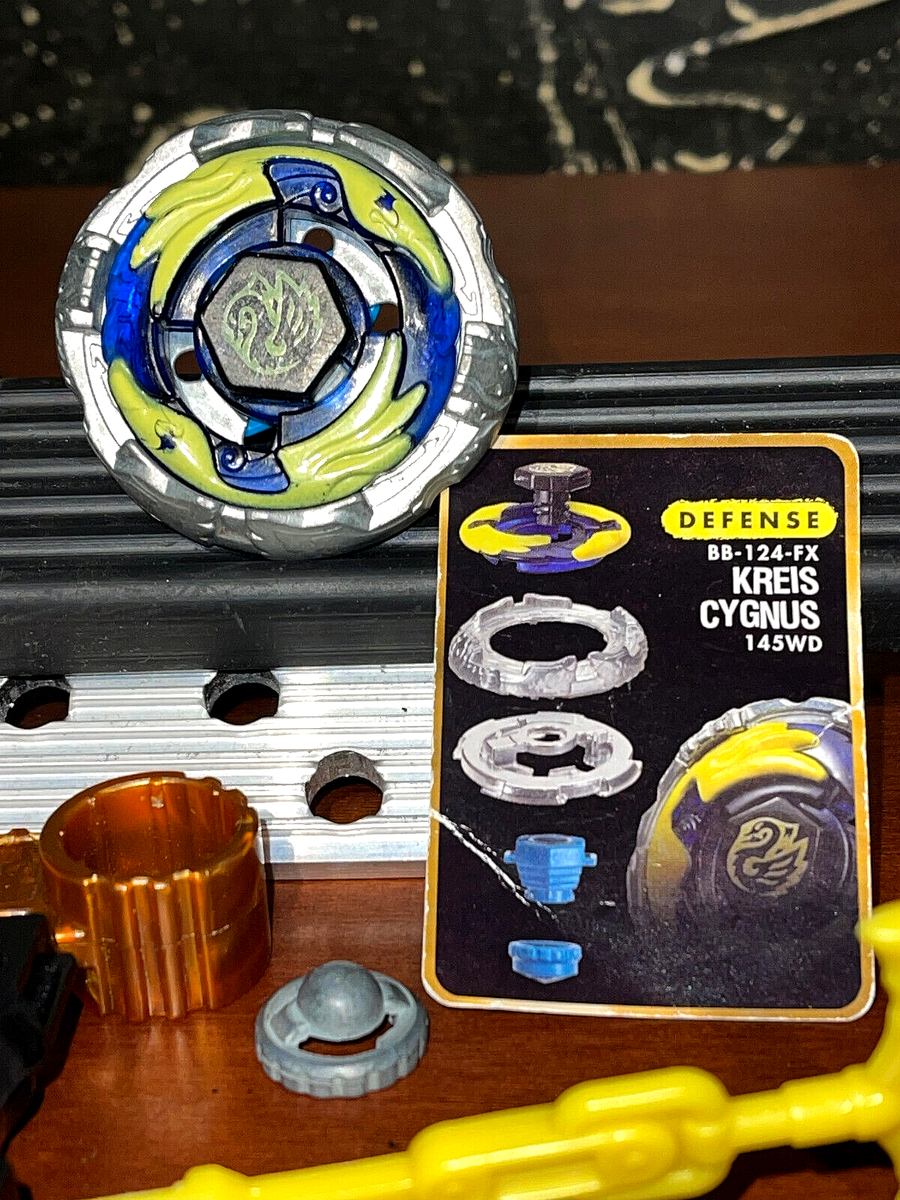 Original HASBRO TOMY Beyblade KREIS CYGNUS 145WD BB-124FX Defence