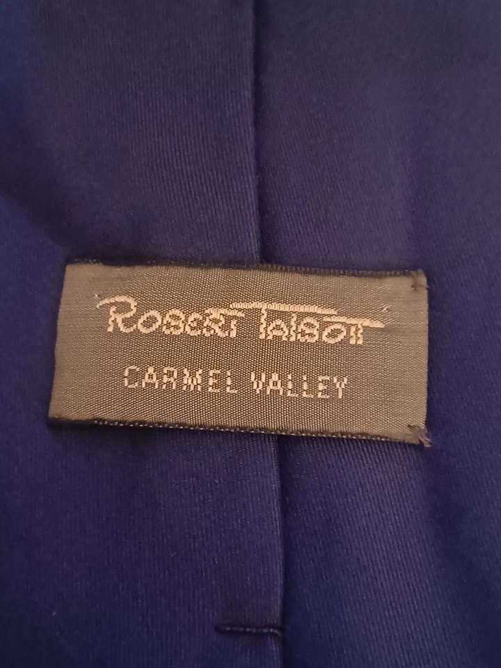 Corbata de cuello de colección Robert Talbott Carmel Valley pesca con mosca trucha AOP Foto 3 de 3