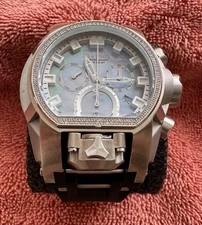 Invicta Reserve Bolt Zeus Magnum 0.43 Carat Diamond Swiss Ronda Z60 Watch