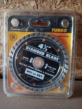 4 1/2 Turbo Diamond Blade -Tile, Stone/Marble...