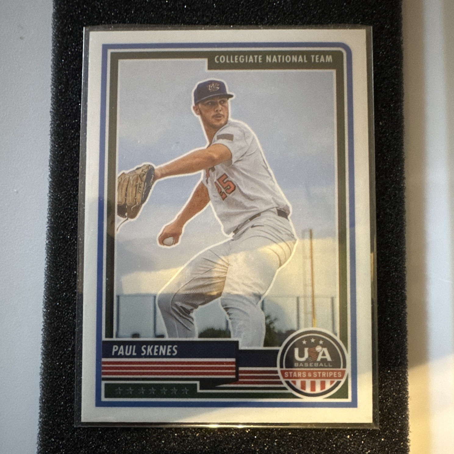Panini 2023 USA Baseball Stars & Stripes Paul Skenes USA Collegiate #80